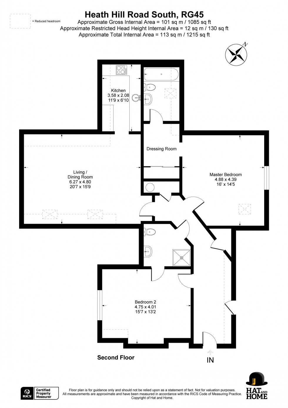 Floorplan for Crowthorne, Berkshire