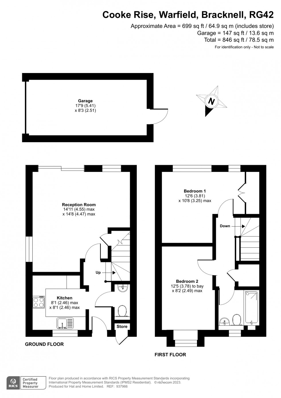 Floorplan for Warfield, Bracknell, Berkshire