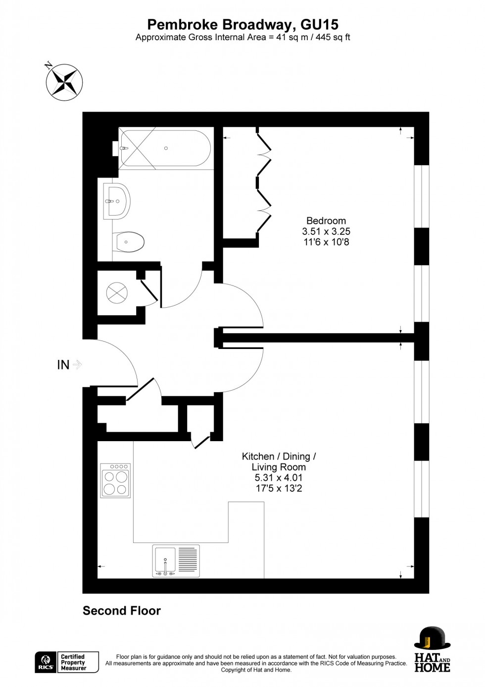 Floorplan for Camberley, Surrey