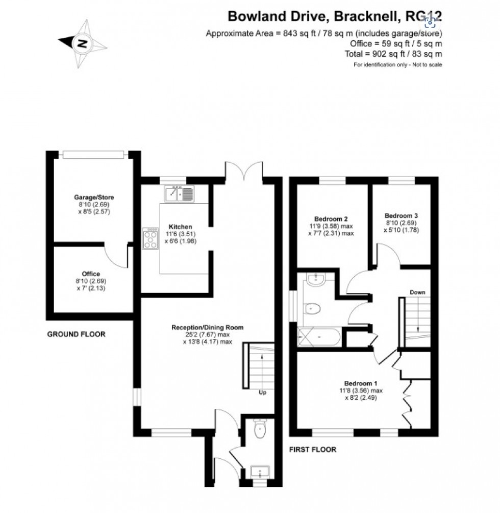 Floorplan for Bracknell, Berkshire