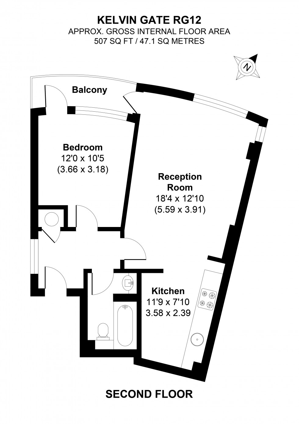Floorplan for Bracknell, Berkshire
