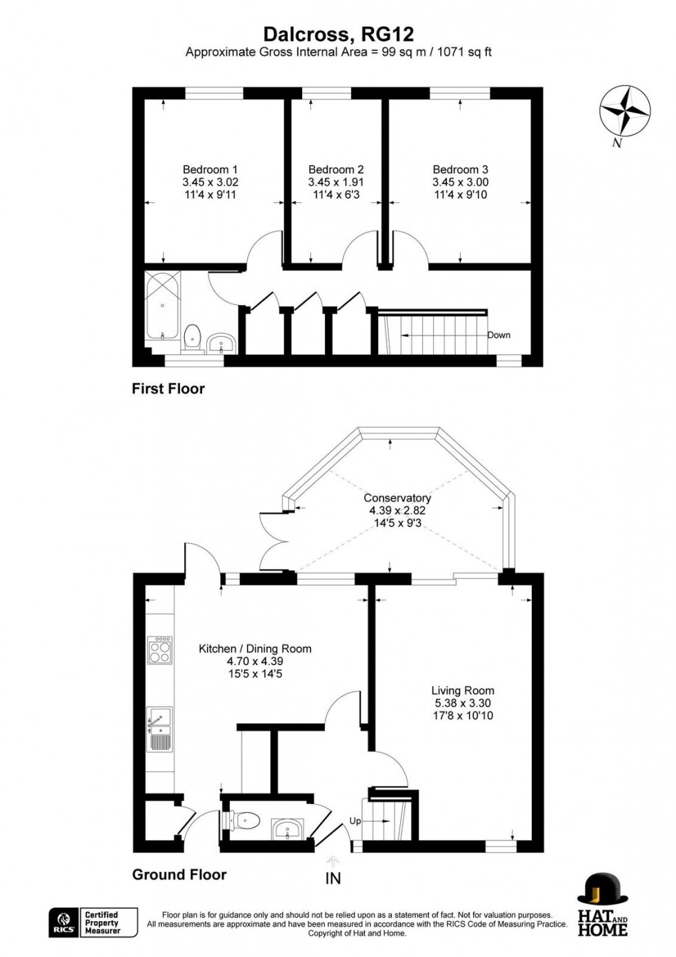 Floorplan for Bracknell, Berkshire