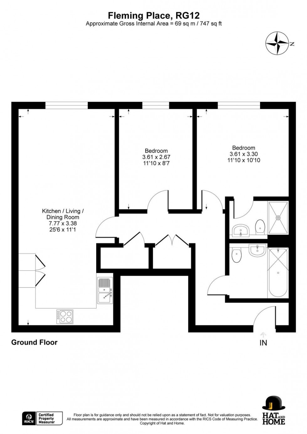 Floorplan for Bracknell, Bracknell Forest