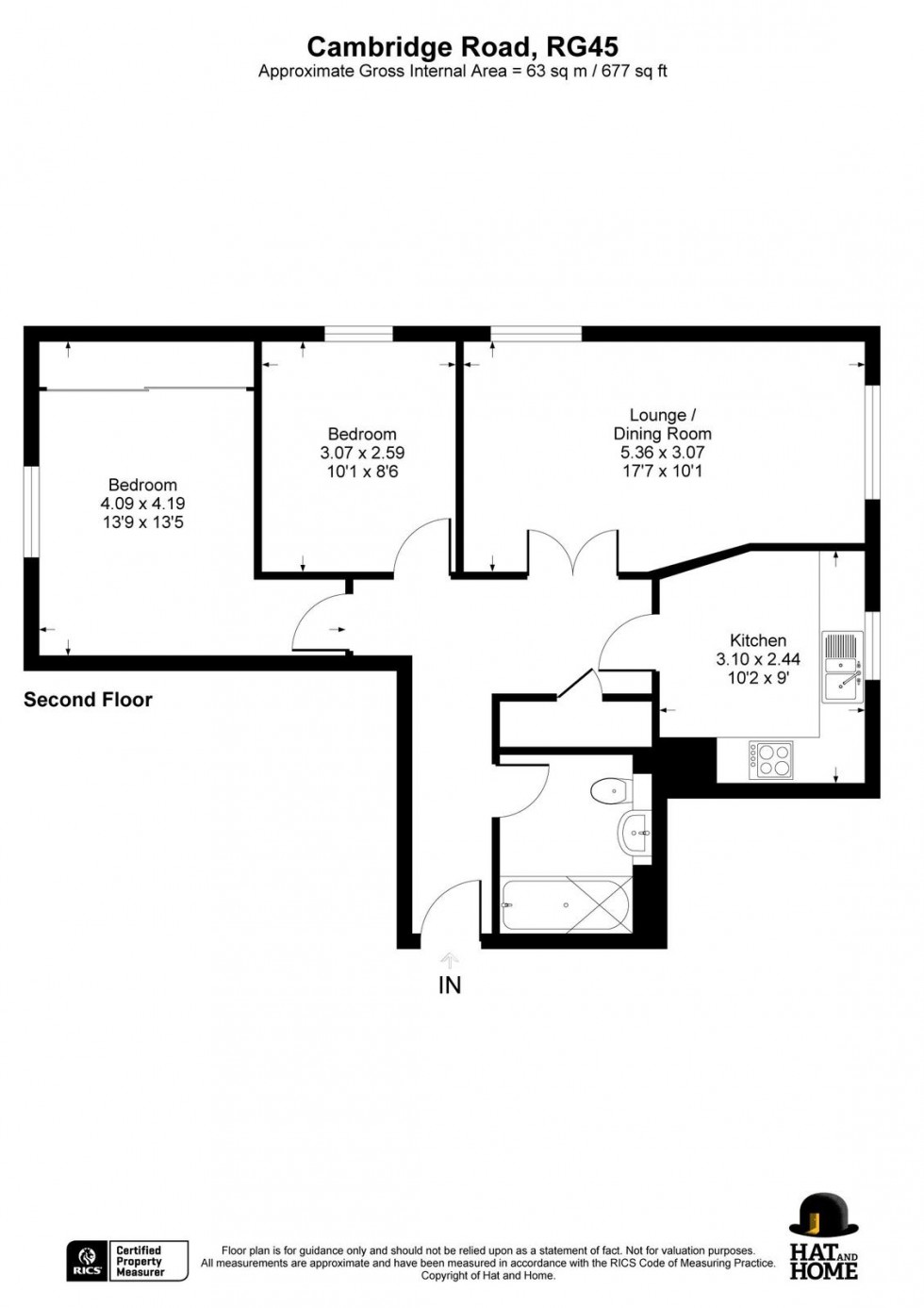 Floorplan for Crowthorne, Berkshire