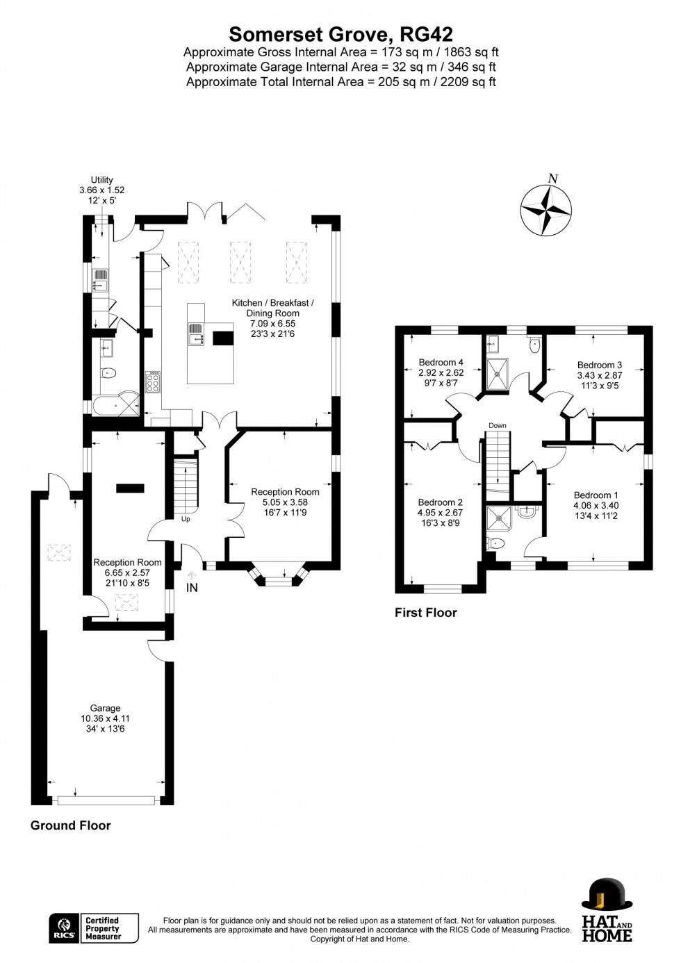 Floorplan for Warfield, Bracknell, Berkshire