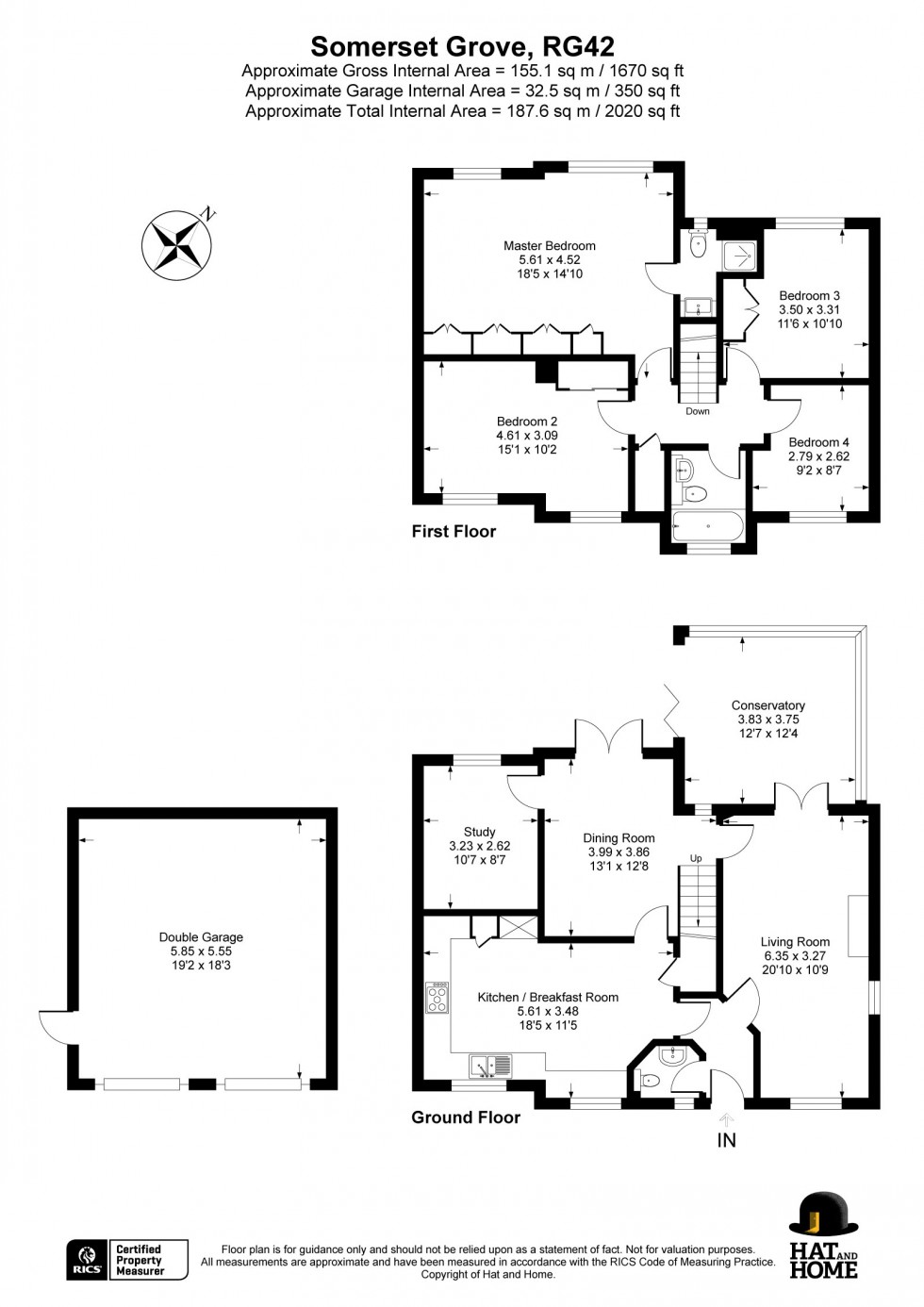 Floorplan for Warfield, Bracknell, Berkshire