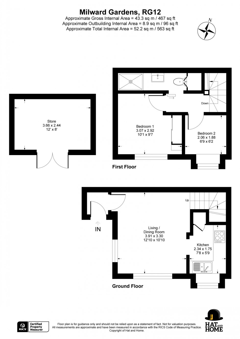 Floorplan for Binfield, Bracknell, Berkshire