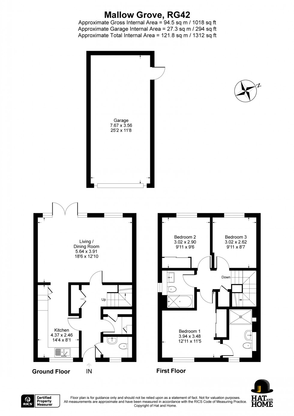 Floorplan for Warfield, Bracknell, Berkshire