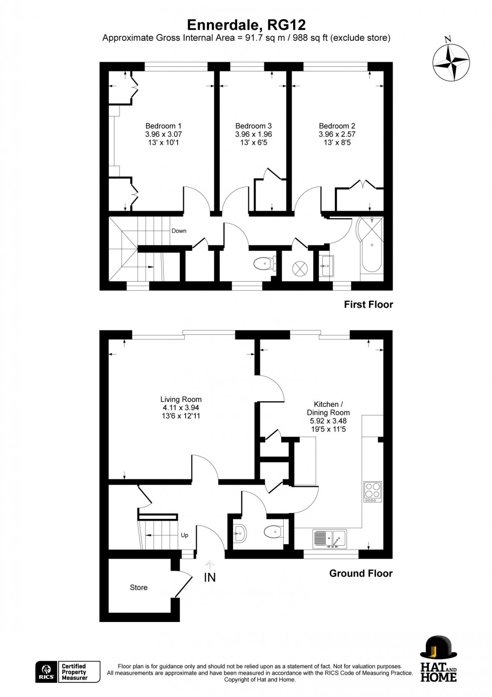 Floorplan for Bracknell, Berkshire