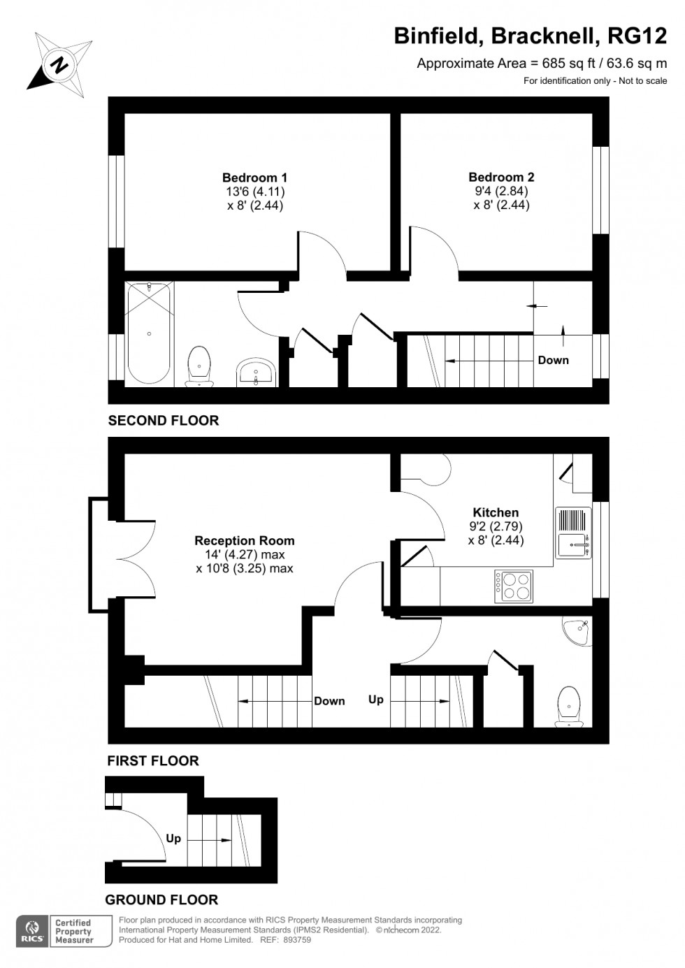 Floorplan for Binfield, Bracknell, Berkshire