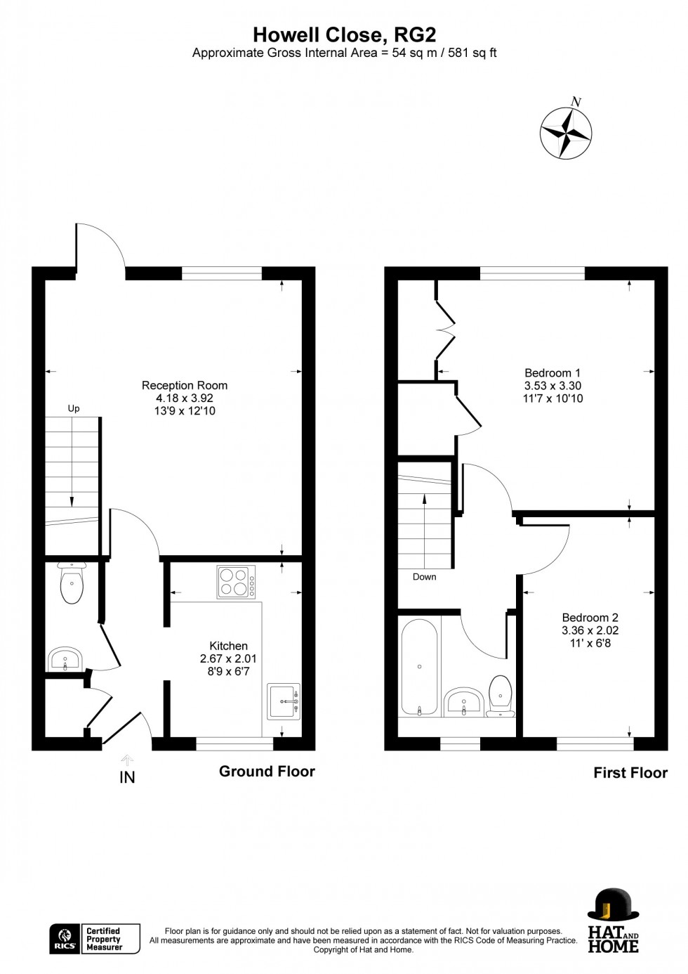 Floorplan for Arborfield, Reading, Berkshire