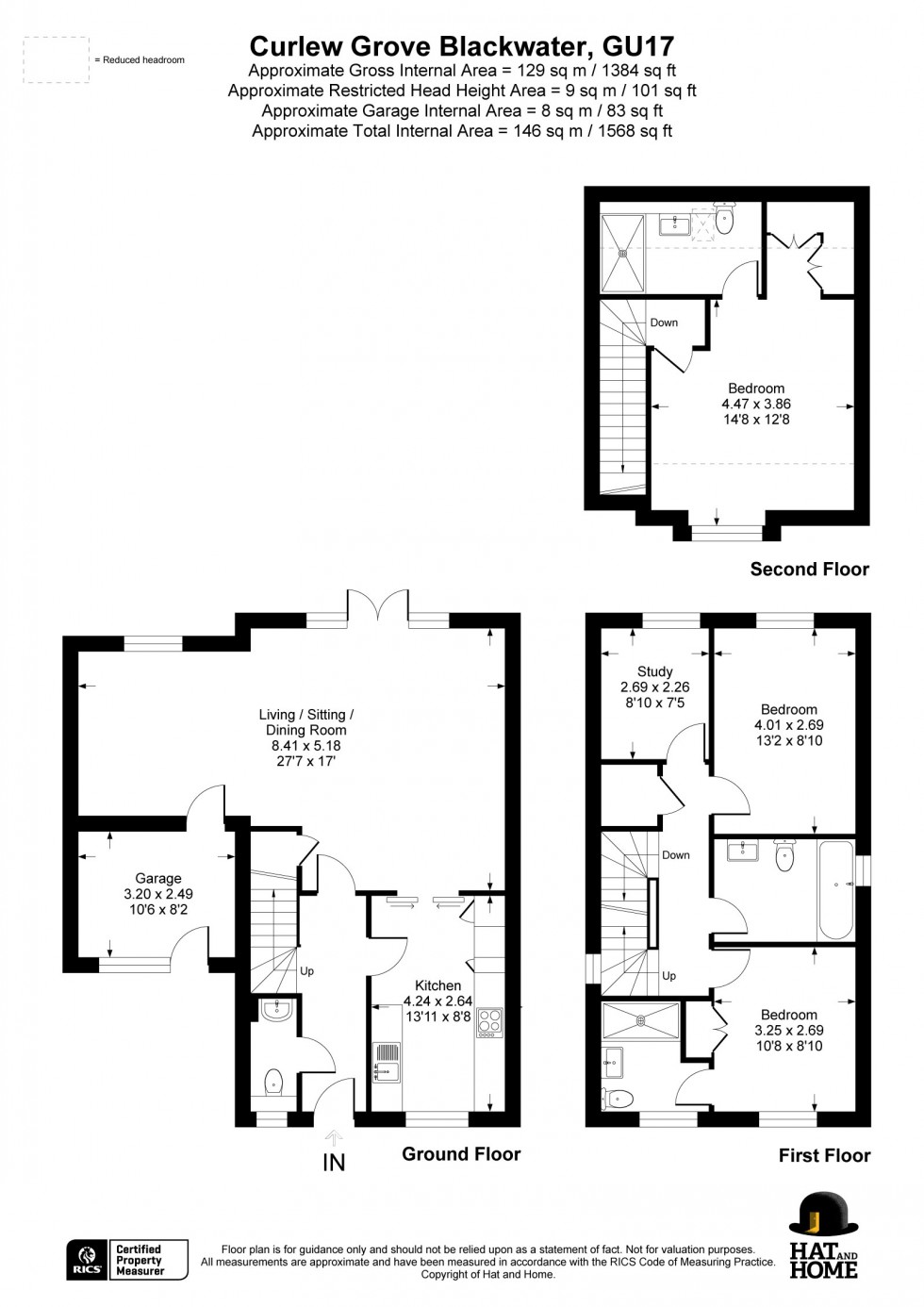 Floorplan for Blackwater, Camberley, Hampshire