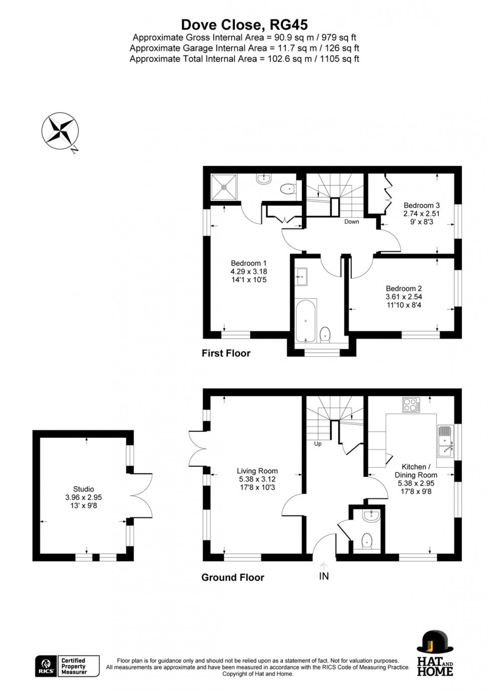 Floorplan for Crowthorne, Berkshire