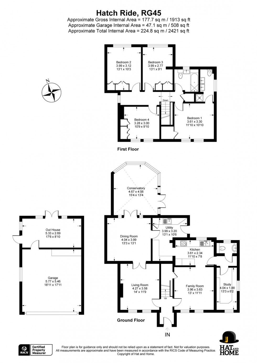 Floorplan for Crowthorne, Berkshire