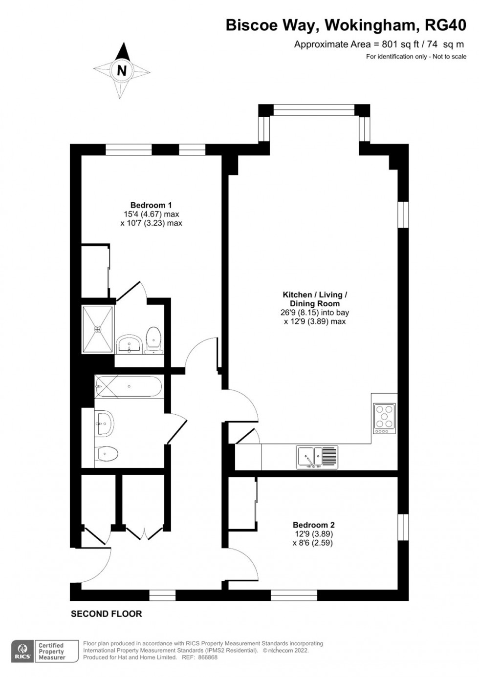 Floorplan for Wokingham, Berkshire