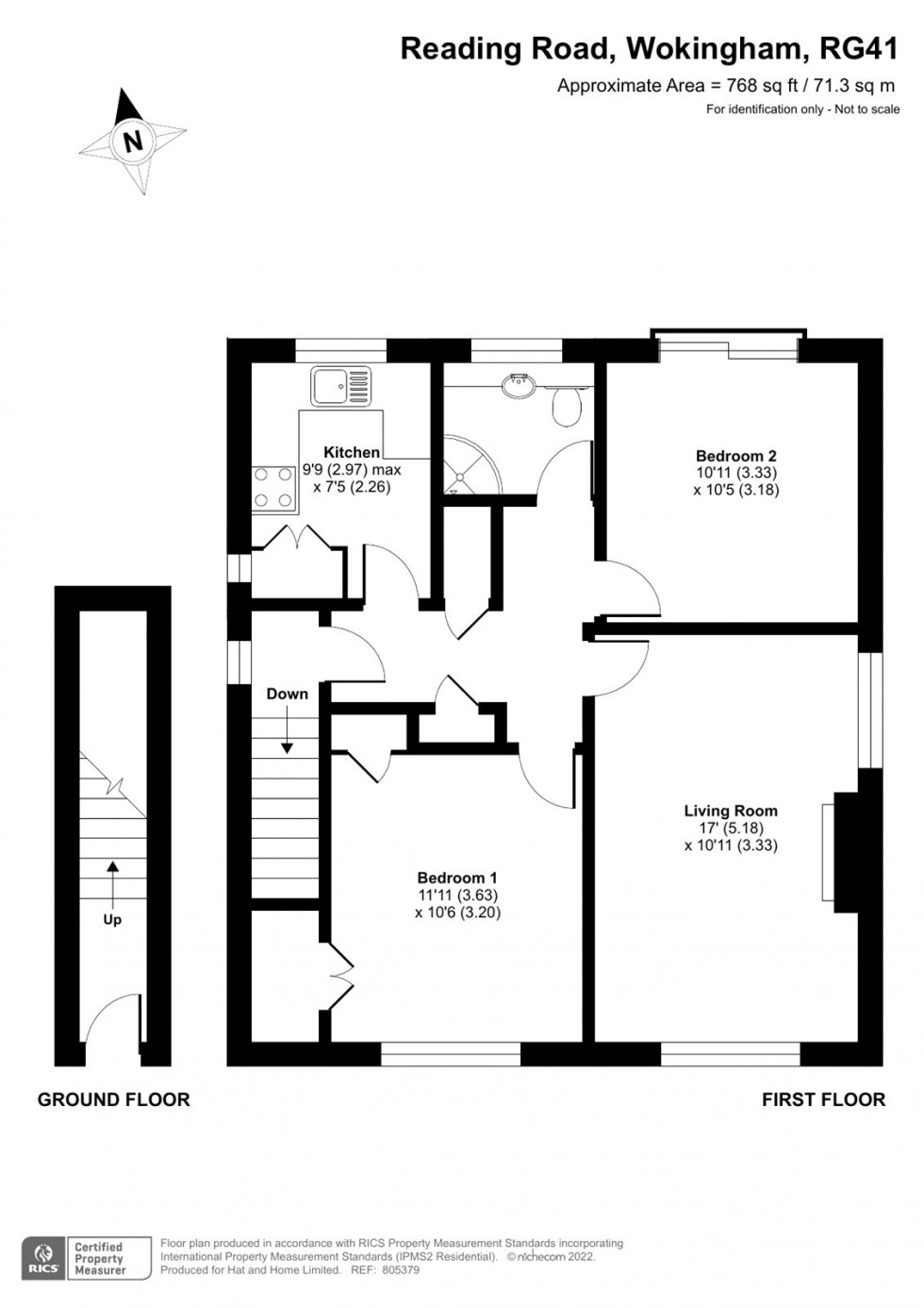 Floorplan for Winnersh, Wokingham, Berkshire