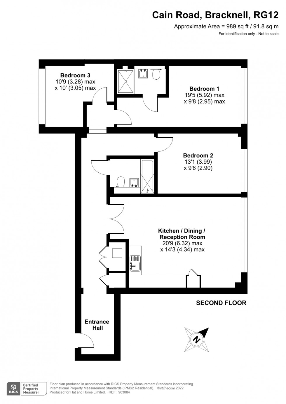 Floorplan for Cain Road, Bracknell, Berkshire