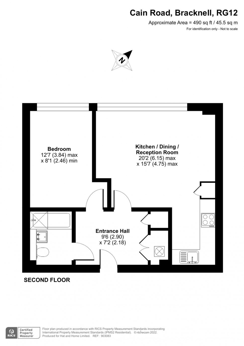 Floorplan for Cain Road, Bracknell, Berkshire