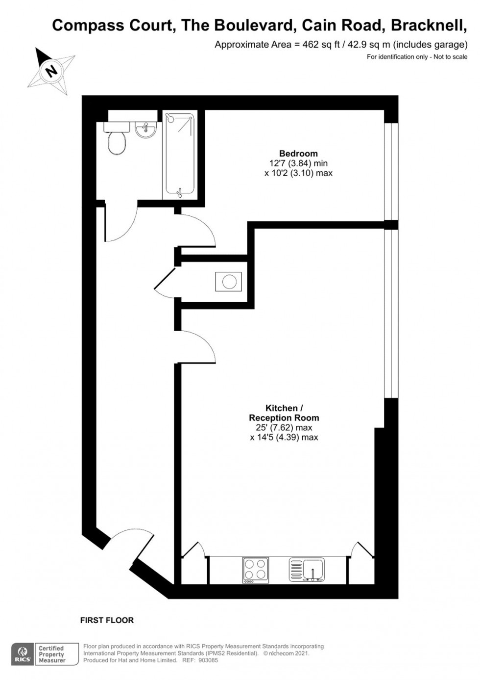 Floorplan for Cain Road, Bracknell, Berkshire