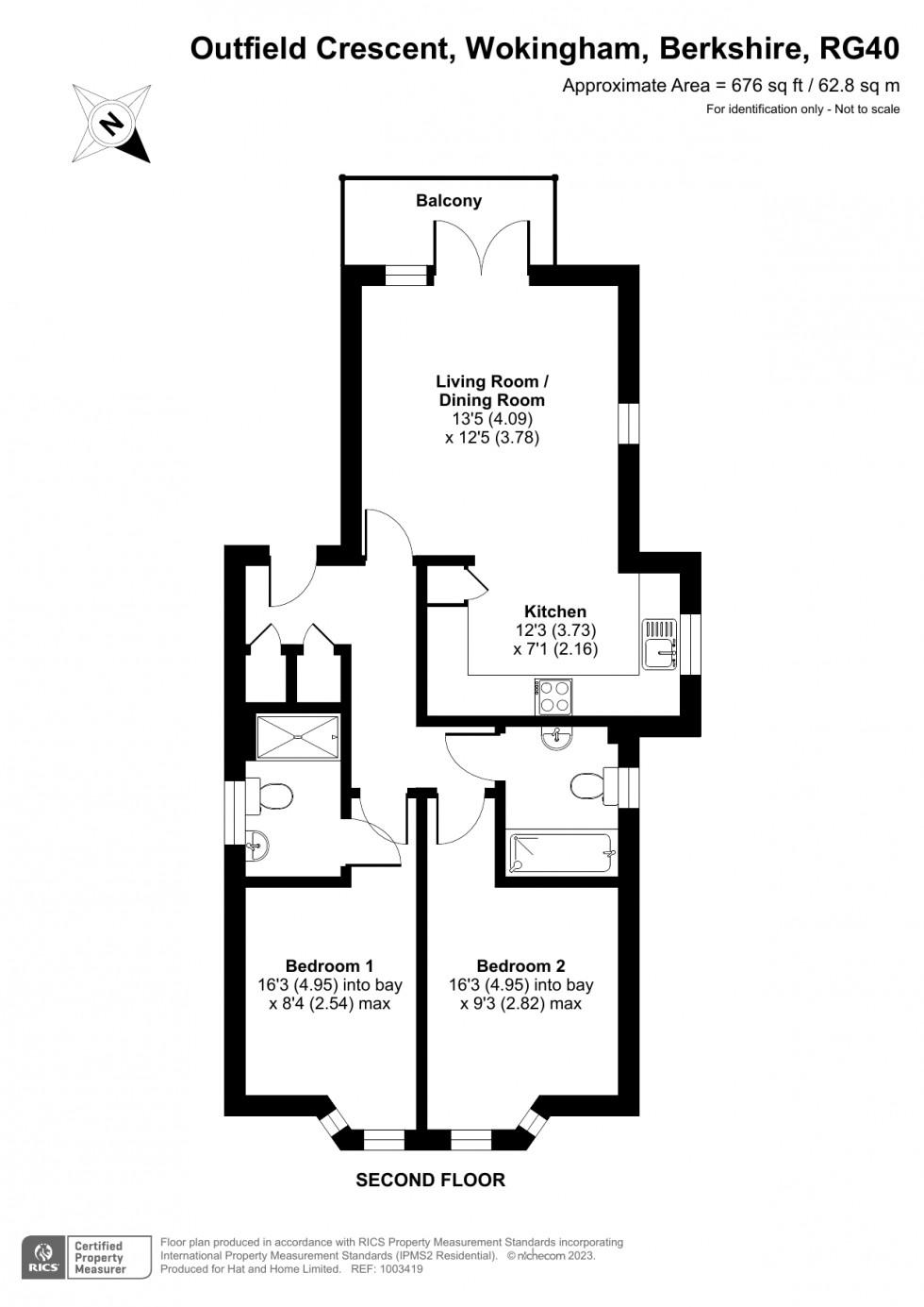 Floorplan for Wokingham, Berkshire