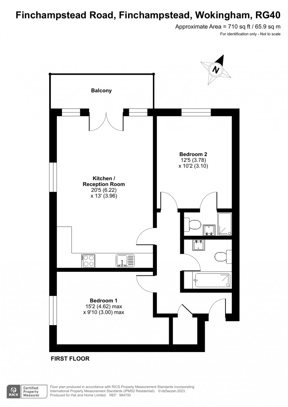 Floorplan for Finchampstead, Wokingham, Berkshire