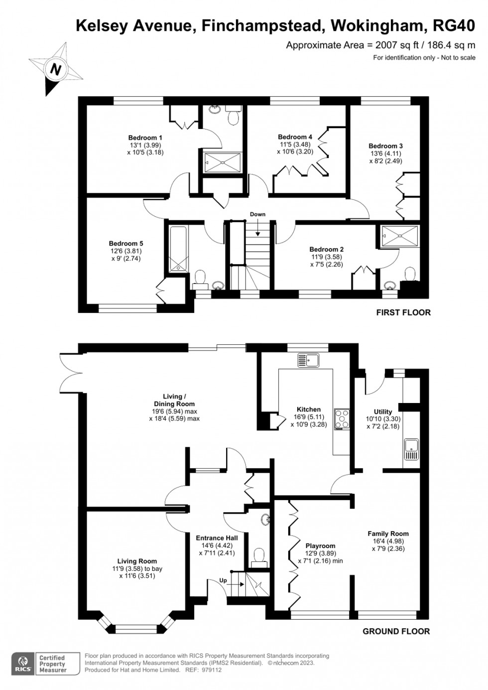 Floorplan for Finchampstead, Wokingham, Berkshire