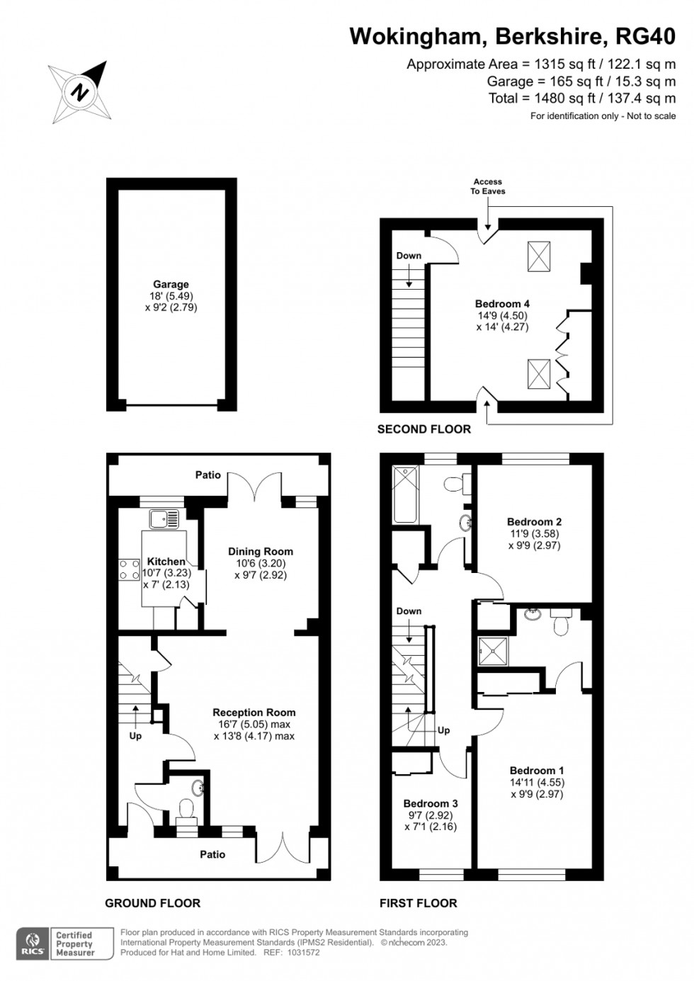 Floorplan for Wokingham, Berkshire