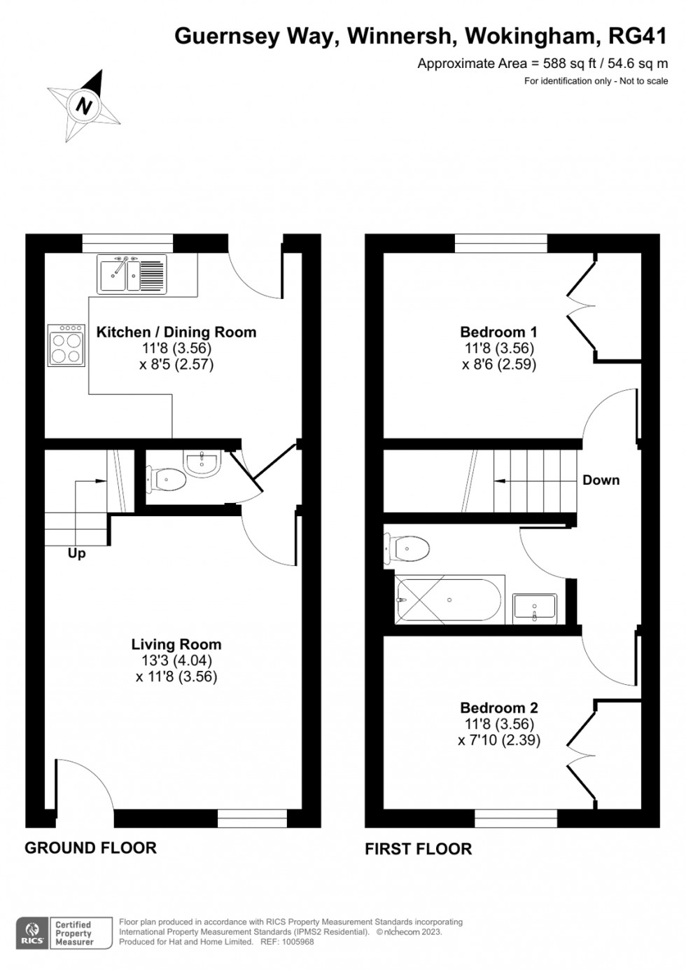 Floorplan for Winnersh, Wokingham, Berkshire