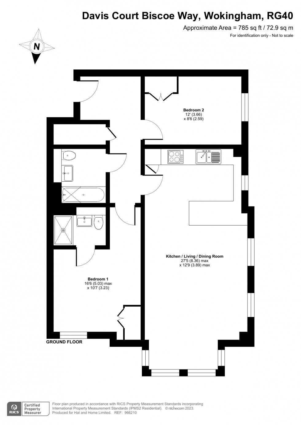 Floorplan for Wokingham