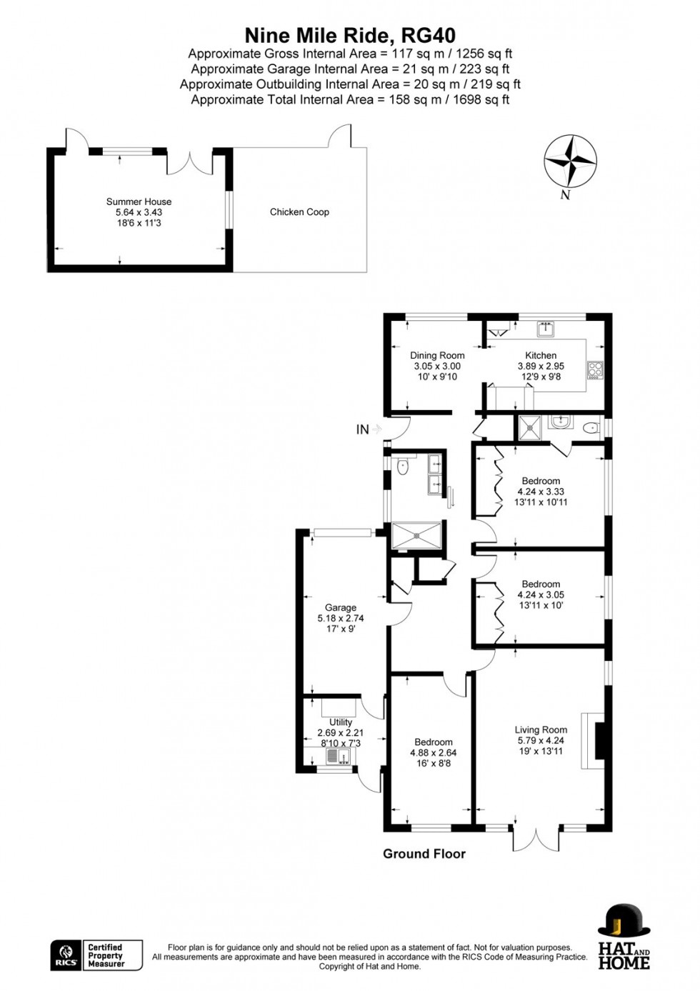 Floorplan for Finchampstead, Wokingham, Berkshire