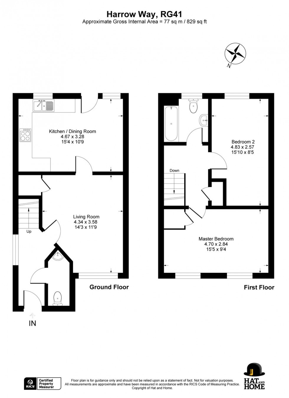 Floorplan for Sindlesham, Wokingham, Berkshire