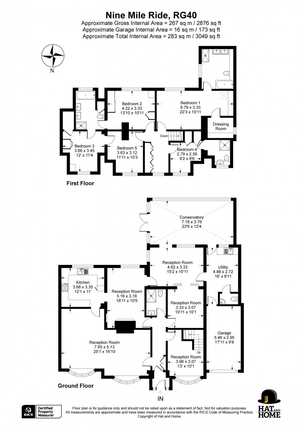 Floorplan for Finchampstead, Wokingham