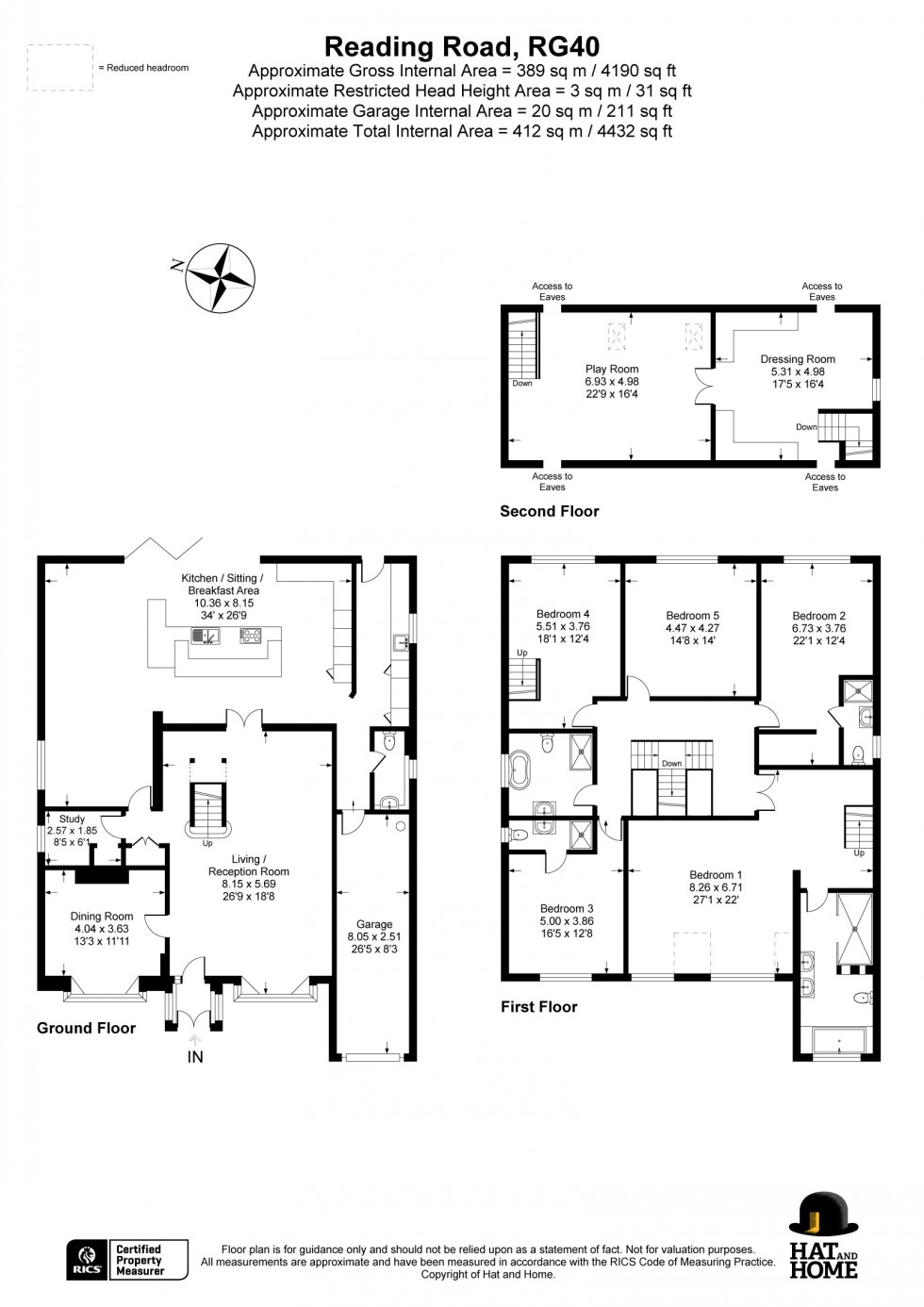 Floorplan for Finchampstead, Wokingham, Berkshire