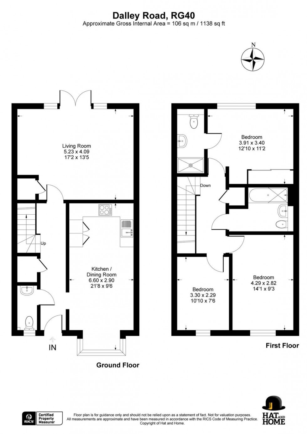 Floorplan for Wokingham, Berkshire