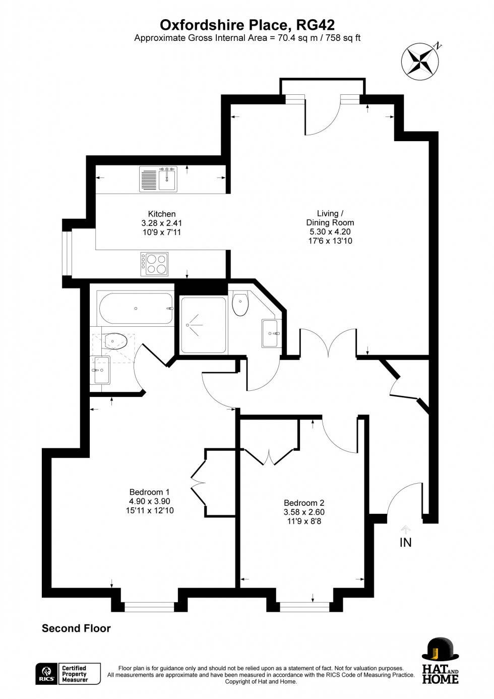 Floorplan for Warfield, Bracknell, Berkshire