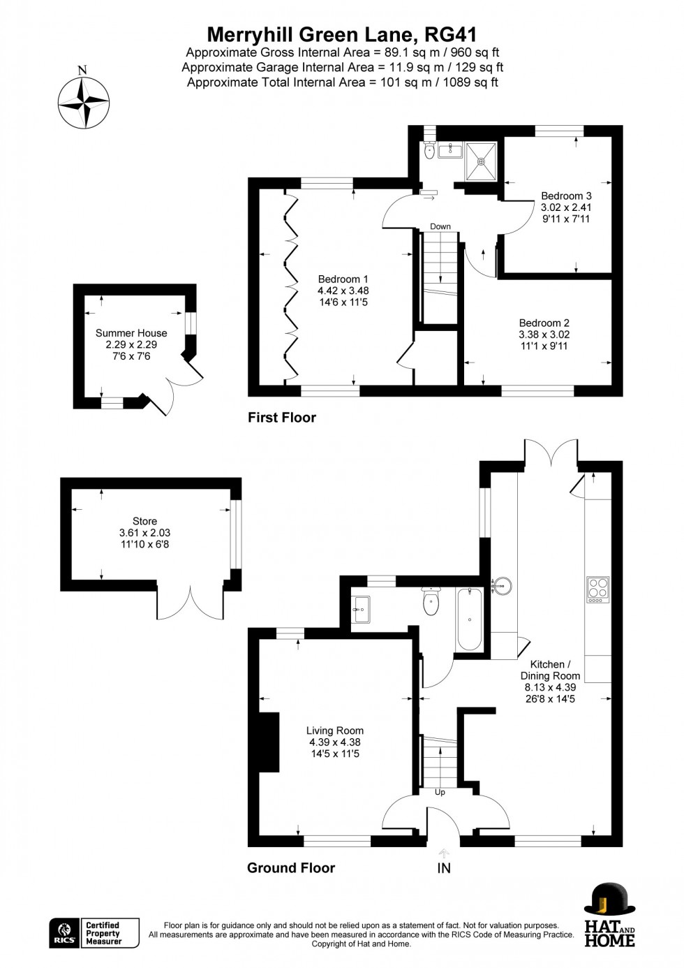 Floorplan for Winnersh, Wokingham, Berkshire