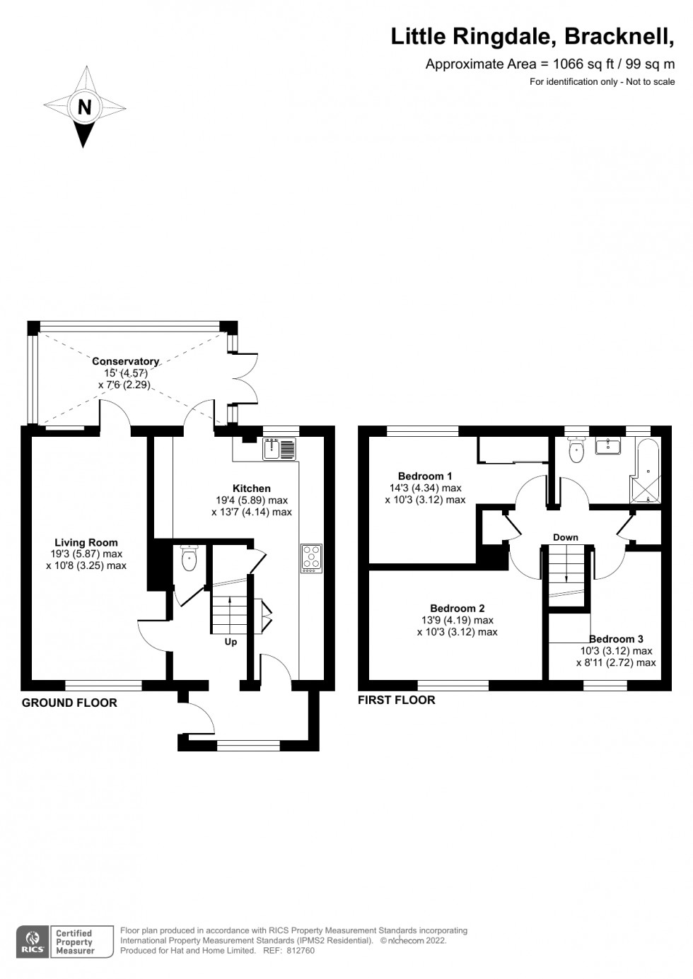 Floorplan for Bracknell, Berkshire