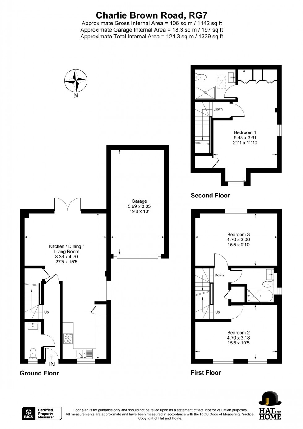 Floorplan for Burghfield Common, Reading, Berkshire