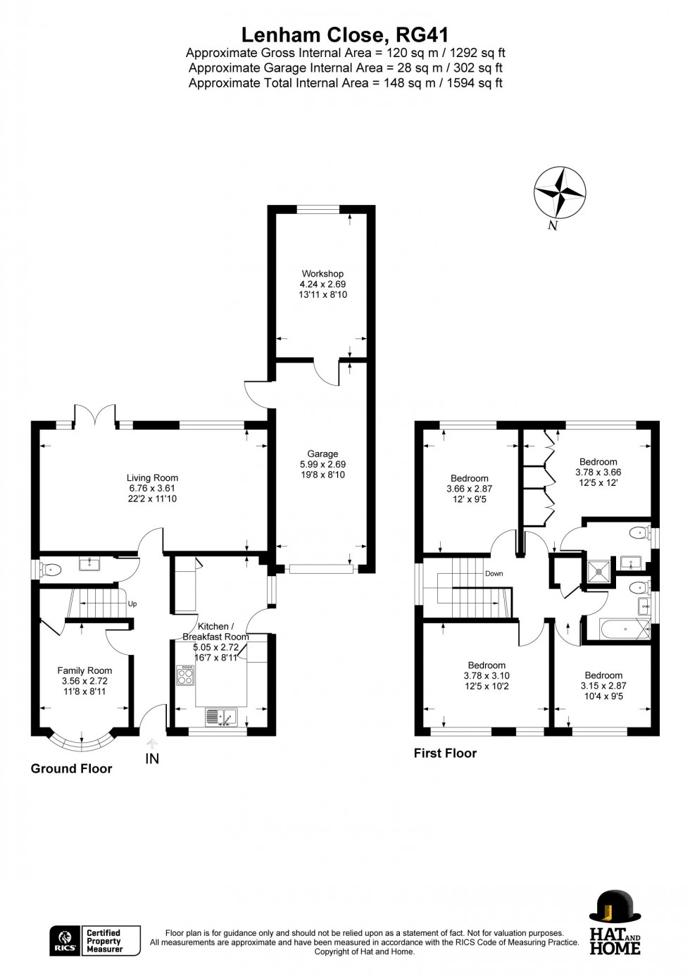 Floorplan for Winnersh, Wokingham, Berkshire