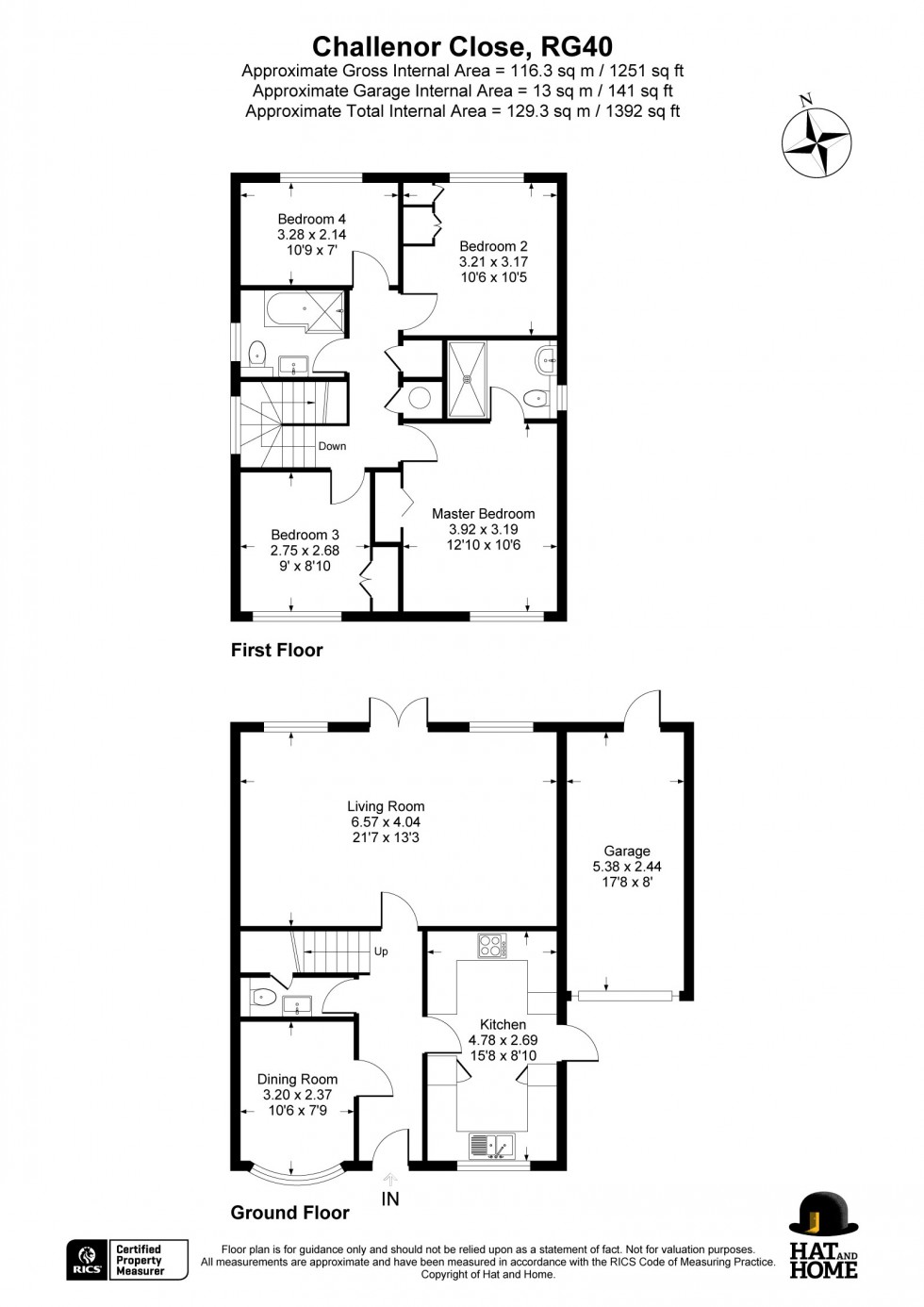 Floorplan for Finchampstead, Wokingham, Berkshire