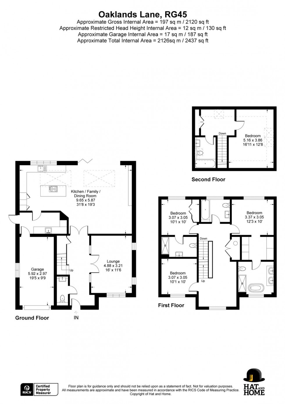 Floorplan for Crowthorne, Berkshire