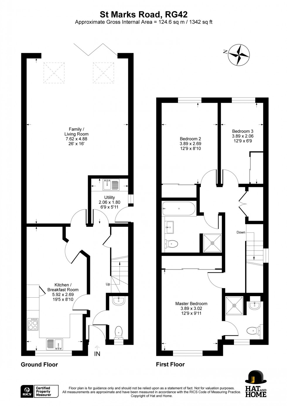 Floorplan for Binfield, Bracknell, Berkshire