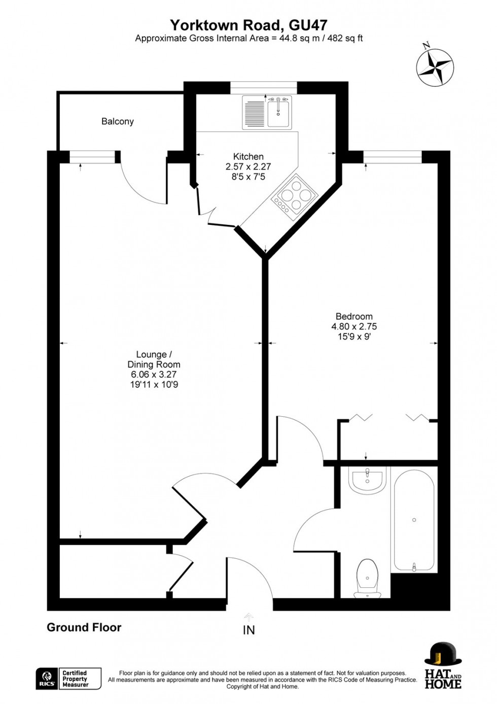 Floorplan for College Town, Sandhurst, Berkshire